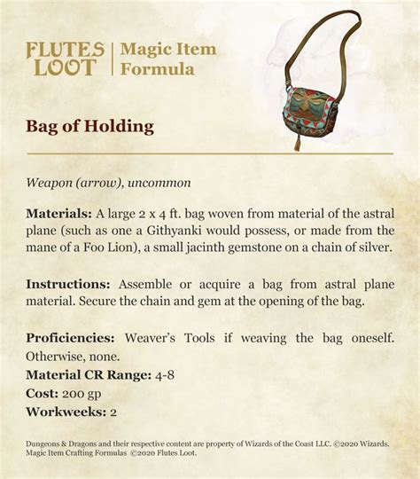 replicate bag of holding|Artificer: Does infused magic item count against maximum .